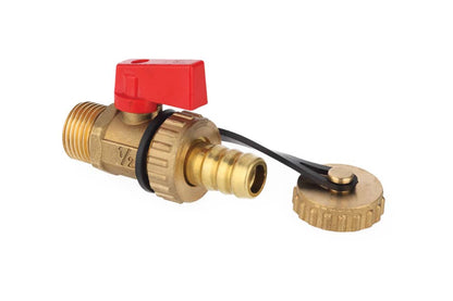 BRASS TANK FILLING AND EMPTING BALL VALVE